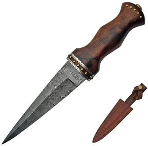 Large Damascus Sgian Dubh (519)