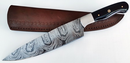 Damascus Kitchen Knife (A23)